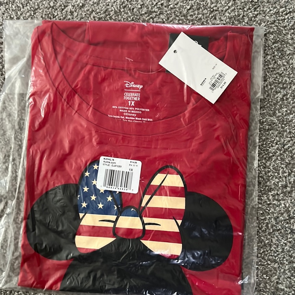 Fourth of July Minnie Ears Shirt